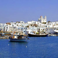 Naoussa view from the sea